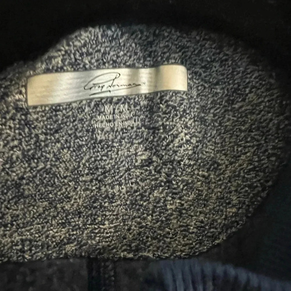 Greg Norman Heather blue quarter zip sweater size Medium - Picture 4 of 5